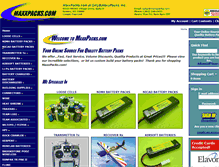 Tablet Screenshot of maxxpacks.com